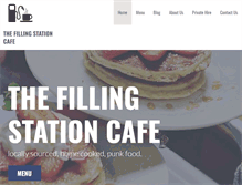 Tablet Screenshot of fillingstationcafe.co.uk